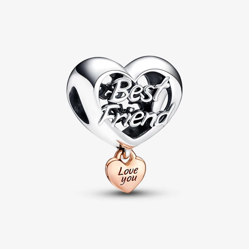 талисман сърце на pandora love you best friend 782243c00
