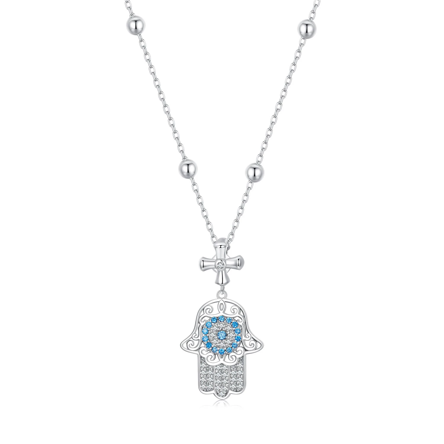 колие pandora style hand of fatima bsn369