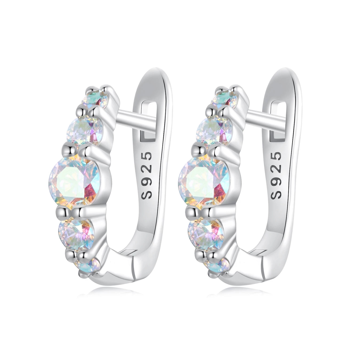 цветни обеци в стил pandora bse960