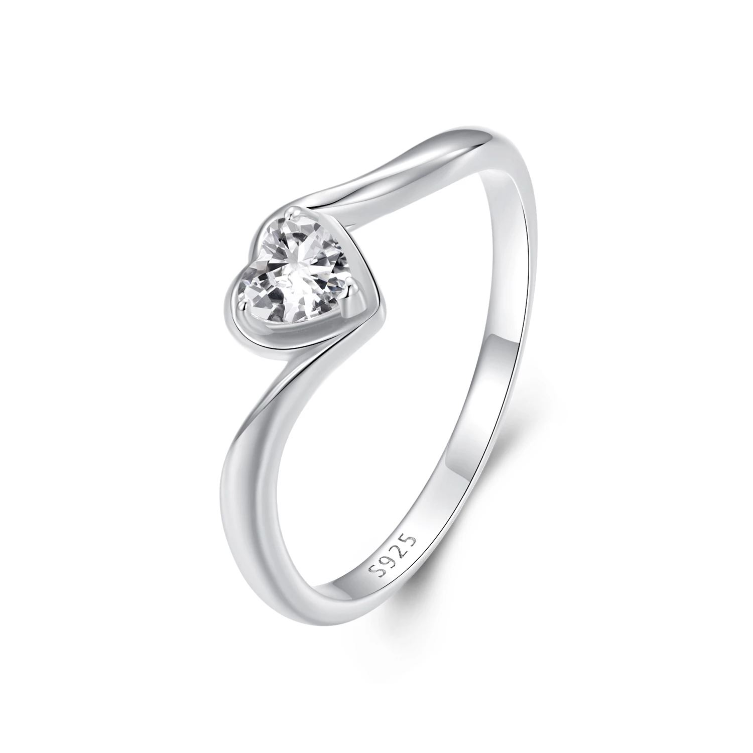 pandora style exquisite love moissanite пръстен един сертификат msr047