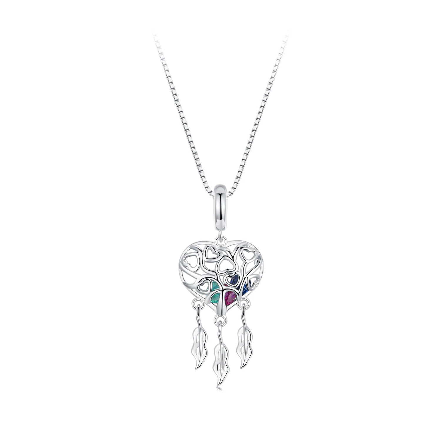 колие pandora style love tree of life dream catcher scn519