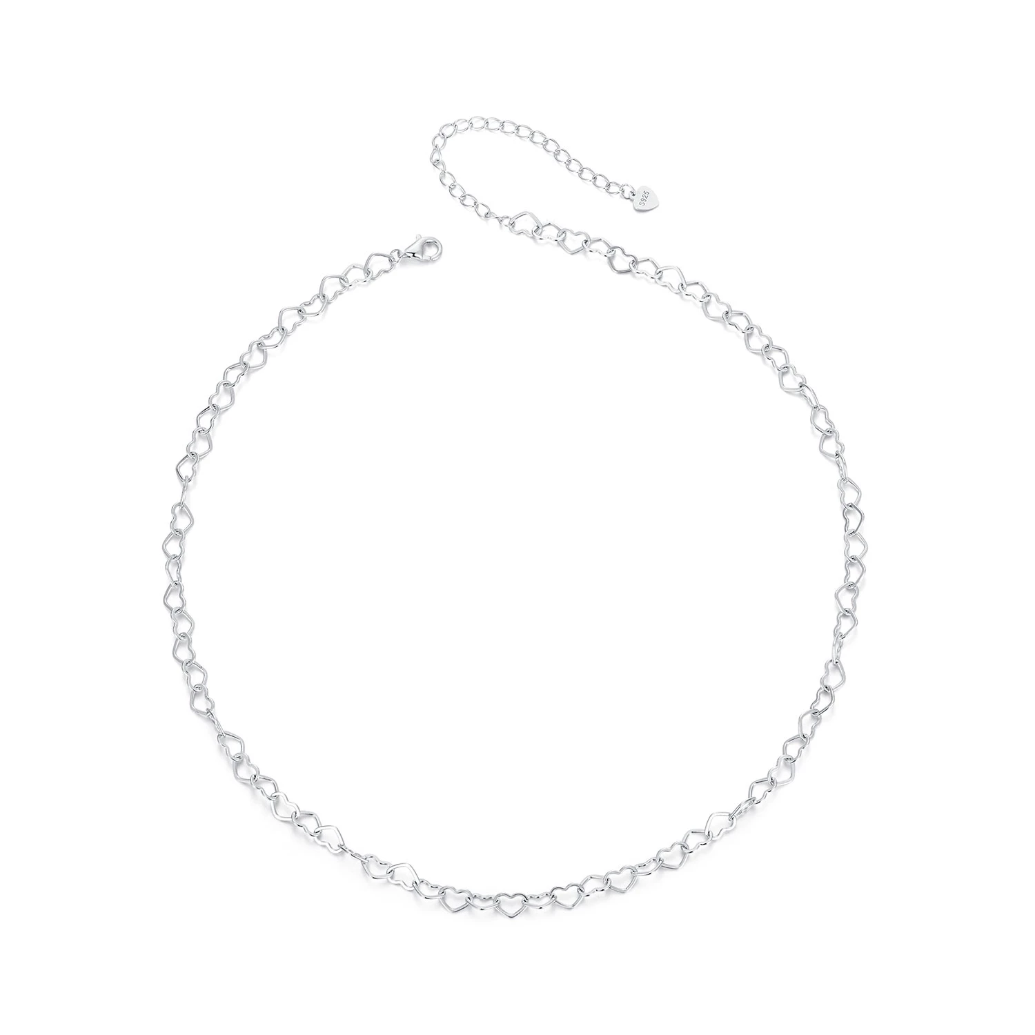 колие с верижка сърце в стил pandora bsa005