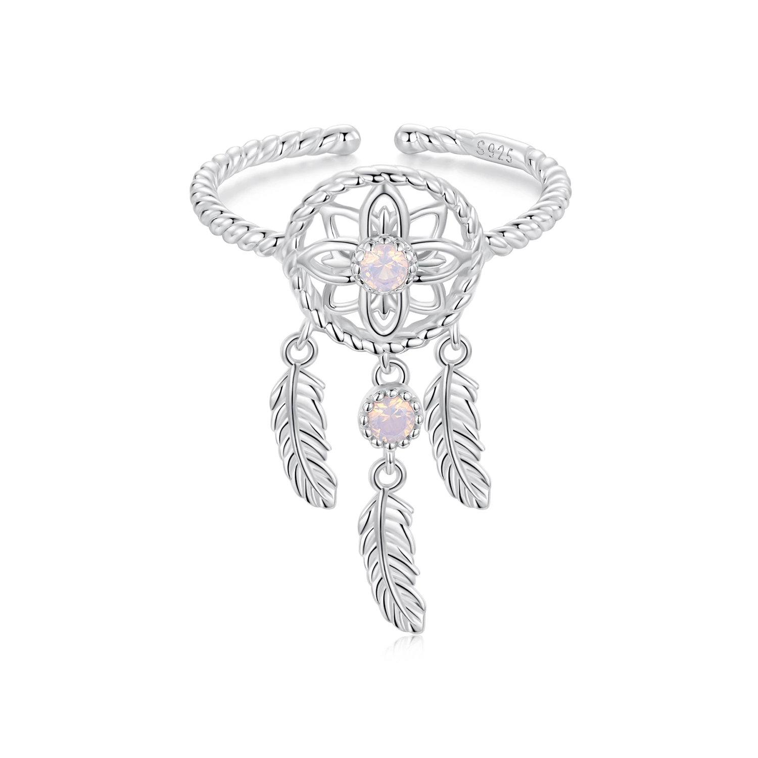 отворен пръстен pandora style dream catcher scr1022e