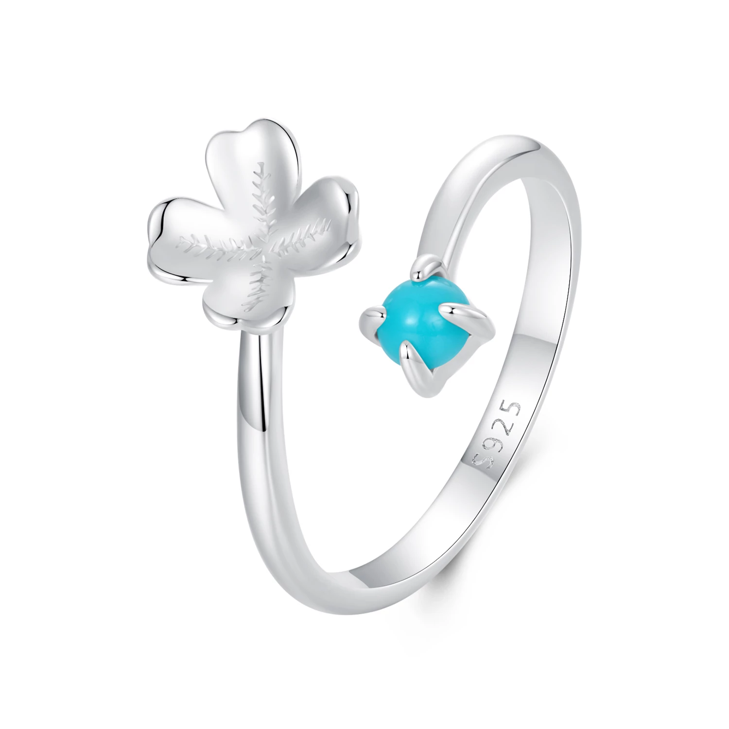 пръстен с четирилистна детелина в стил pandora scr1023e