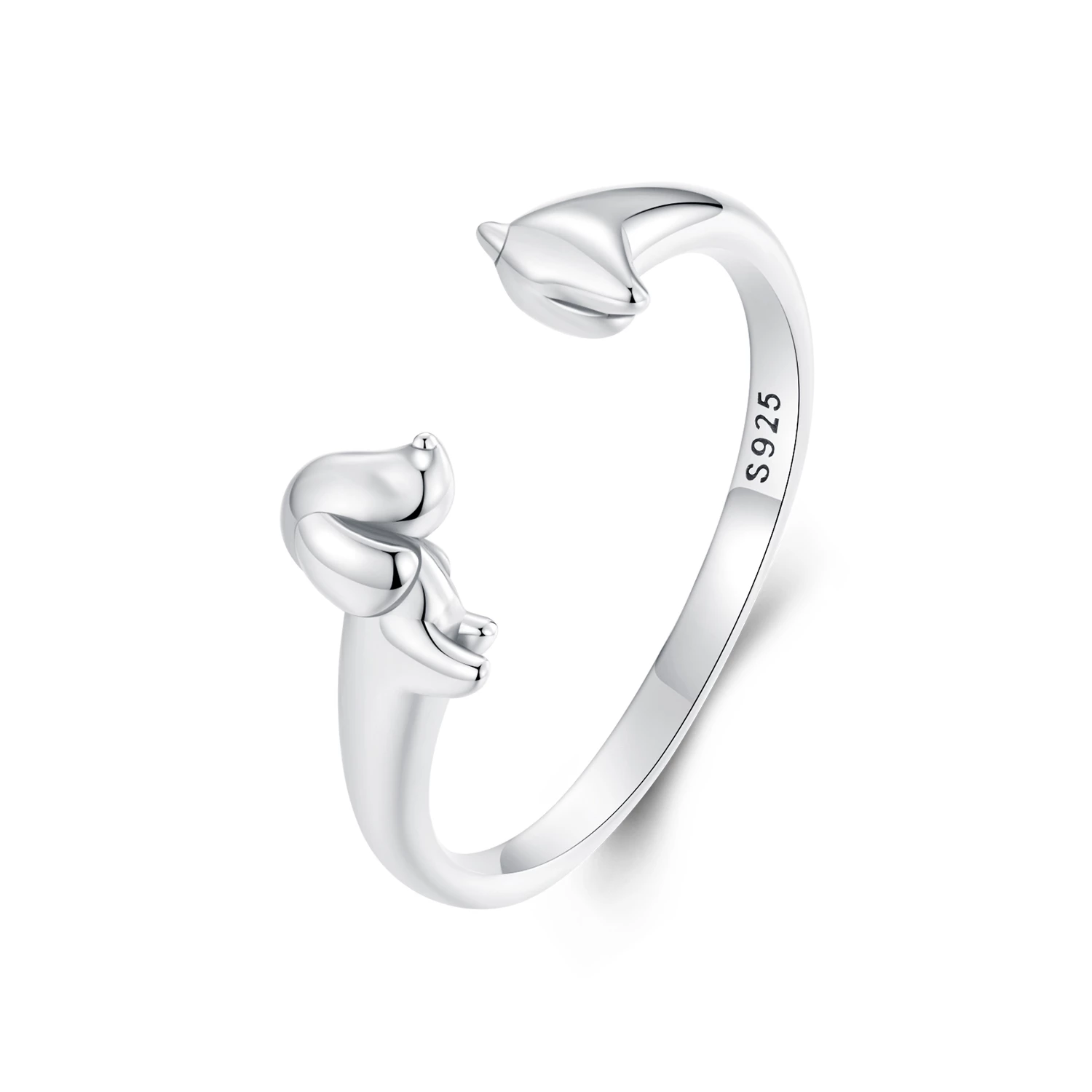 3d пръстен за дакел в стил pandora scr1033e