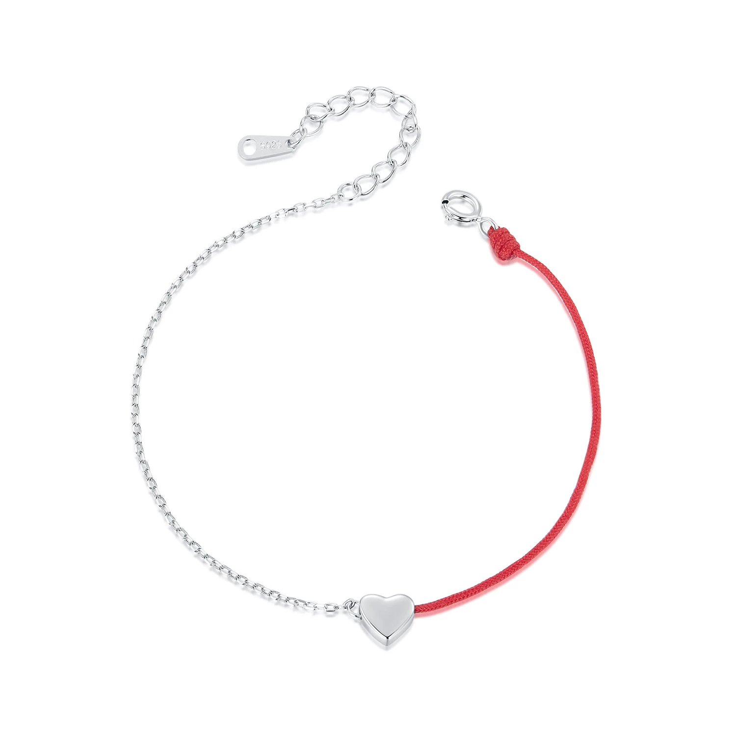 pandora style love червена гривна с низ bsb180