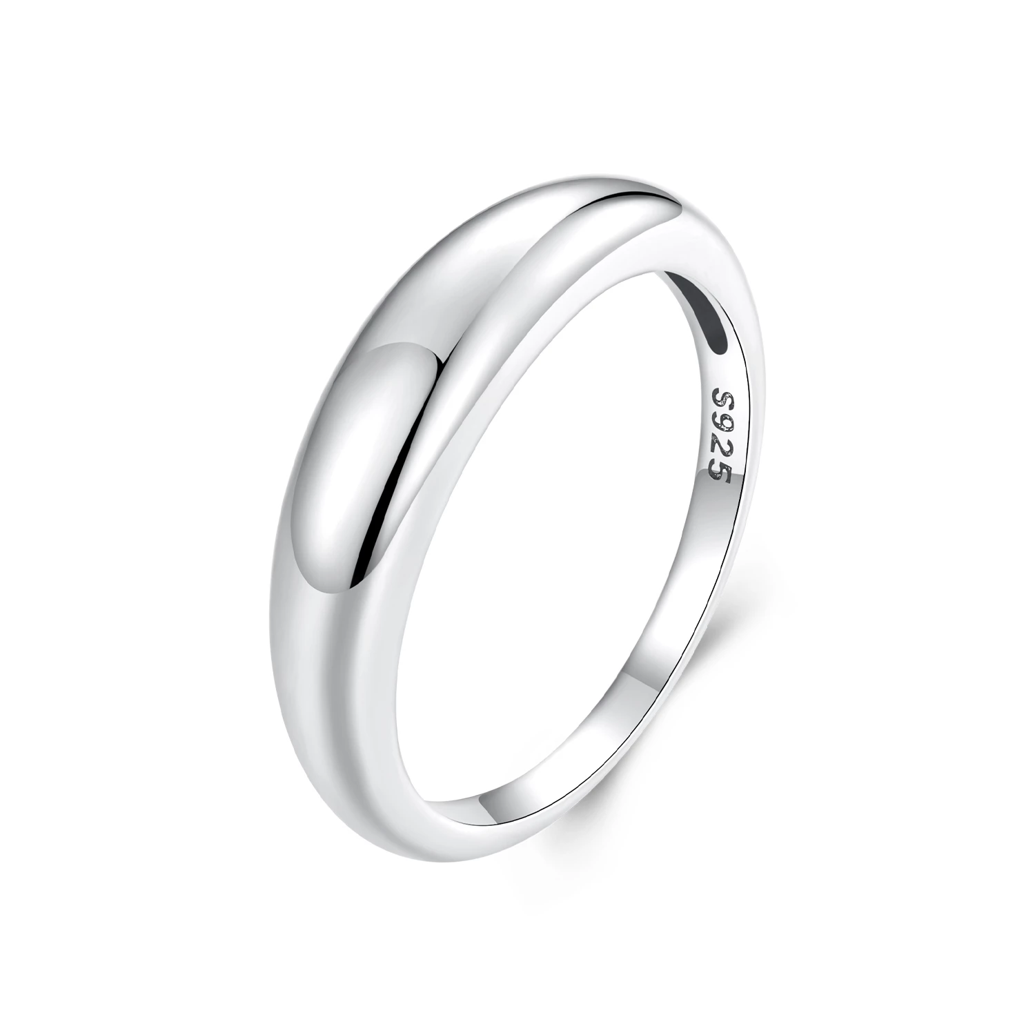 pandora style гладък семпъл пръстен bsr558