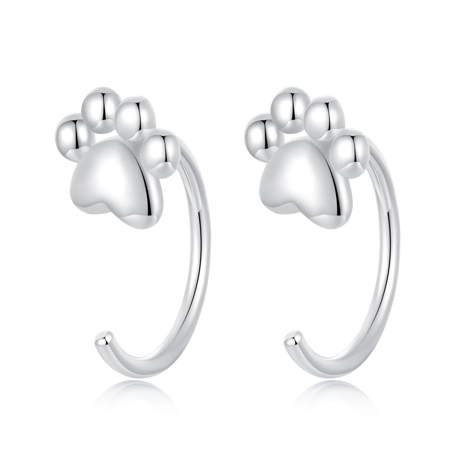 pandora style сладки обеци с нокти sce1760