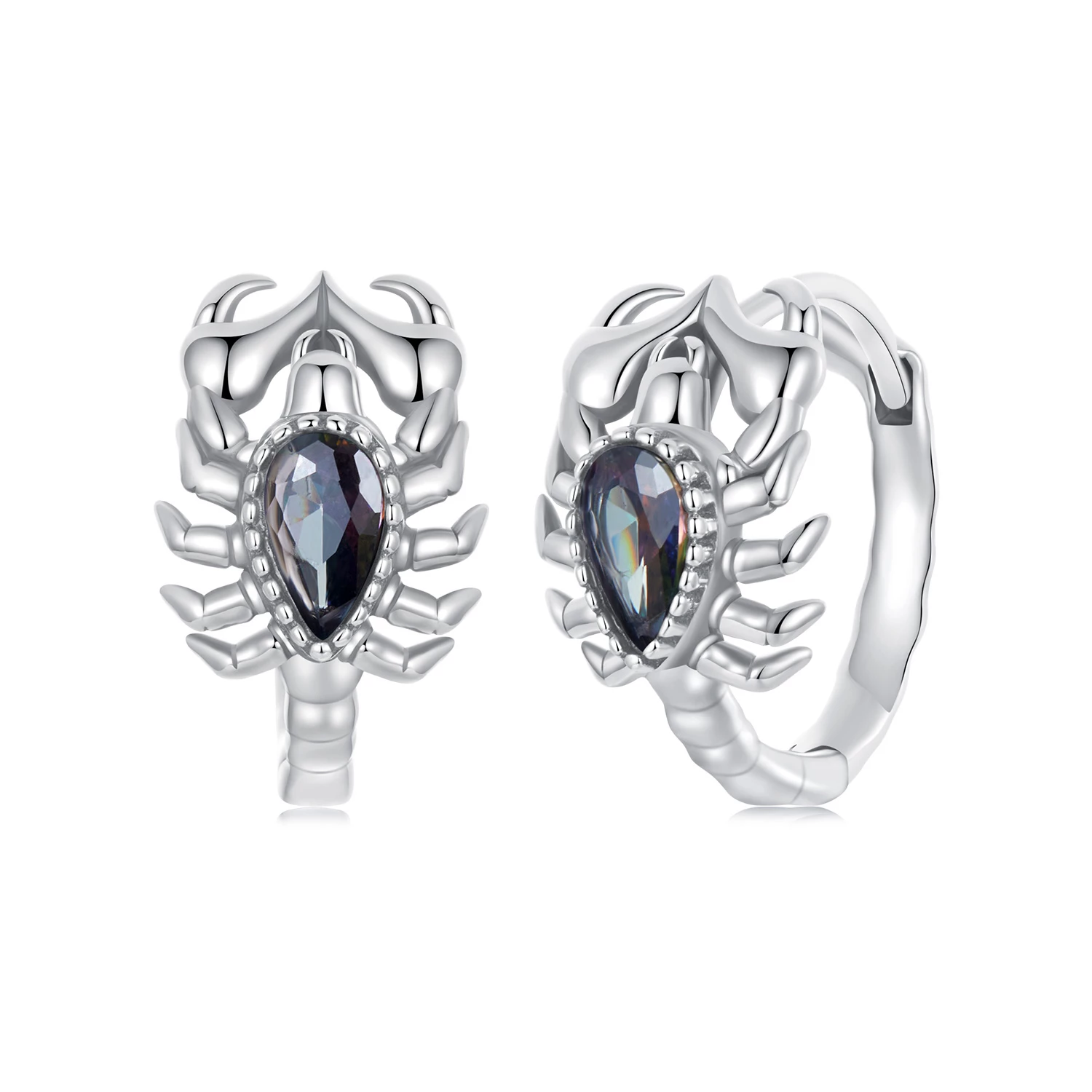 винтидж обеци със скорпион в стил pandora sce1749
