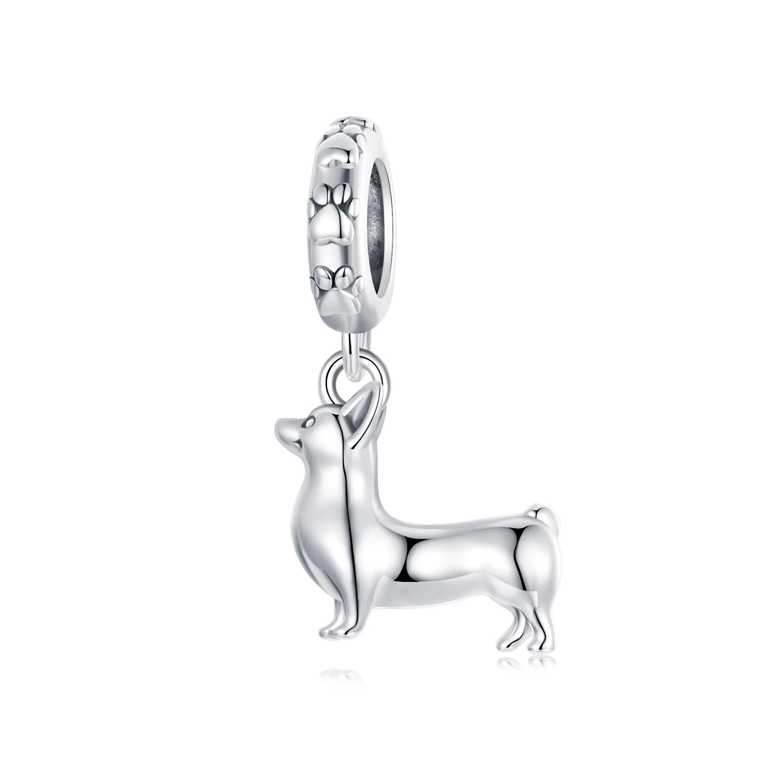 висулка корги в стил pandora scc2783
