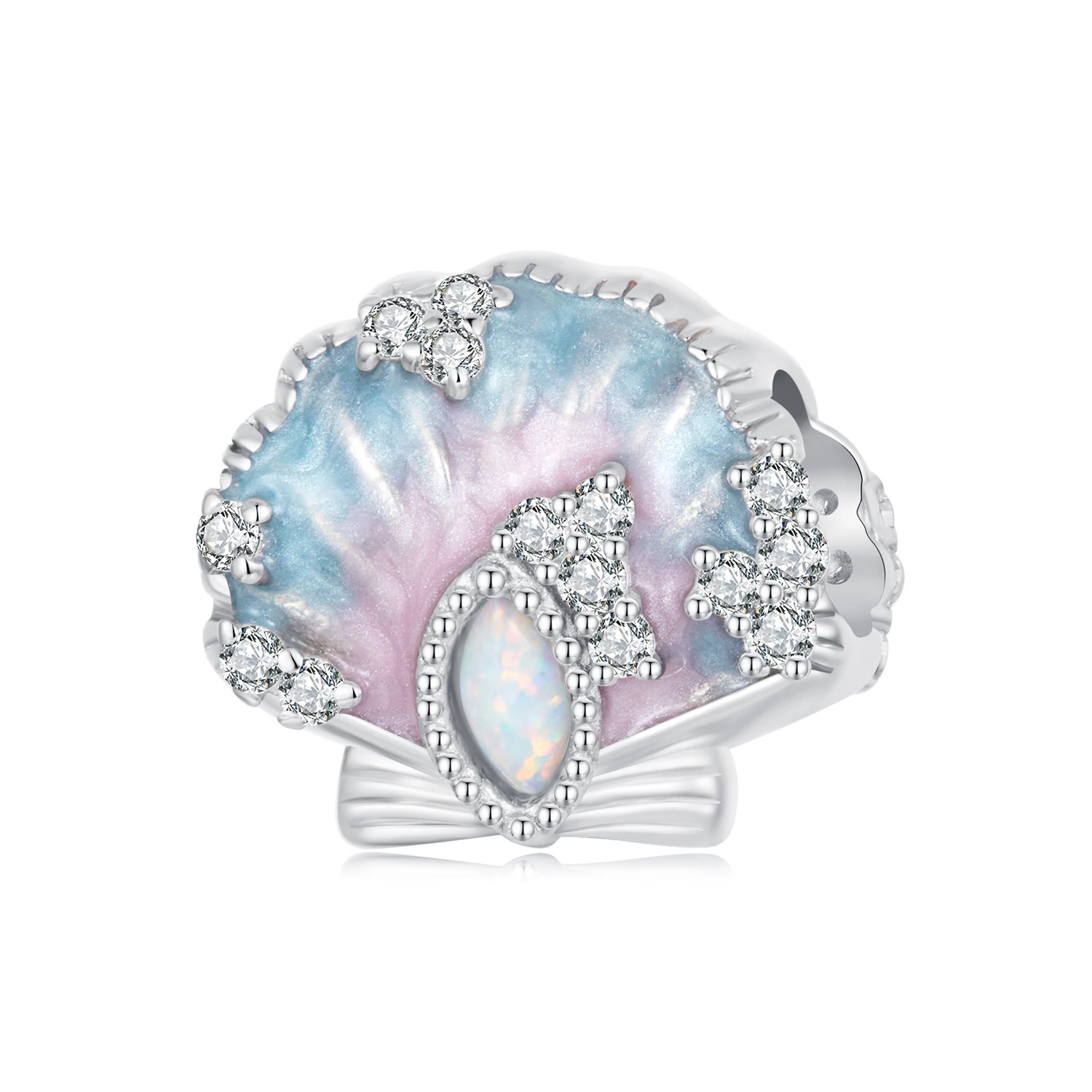 талисман pandora style fantasy с цветна мида bsc1017
