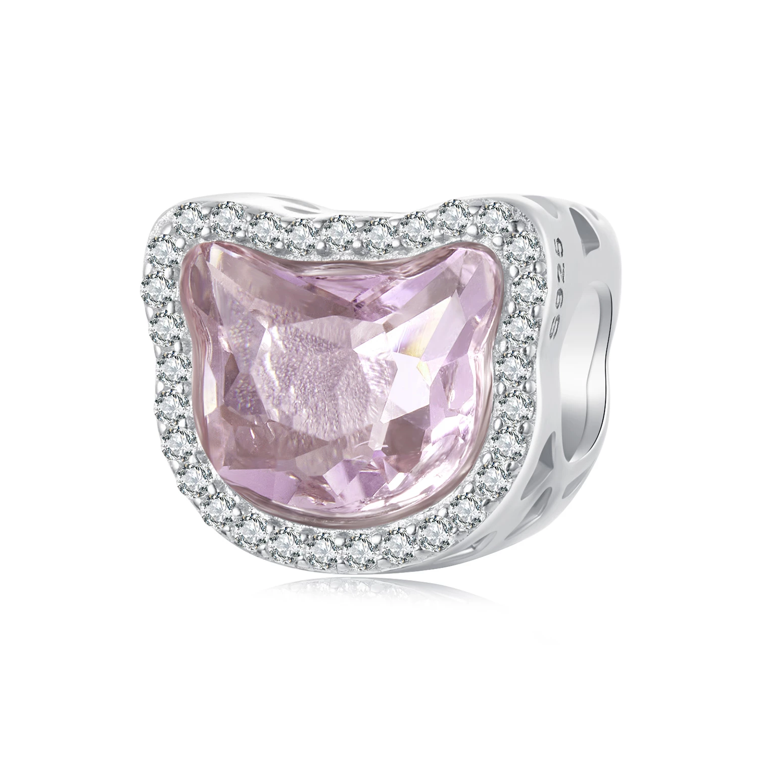 талисман pandora style pink cat bsc1020