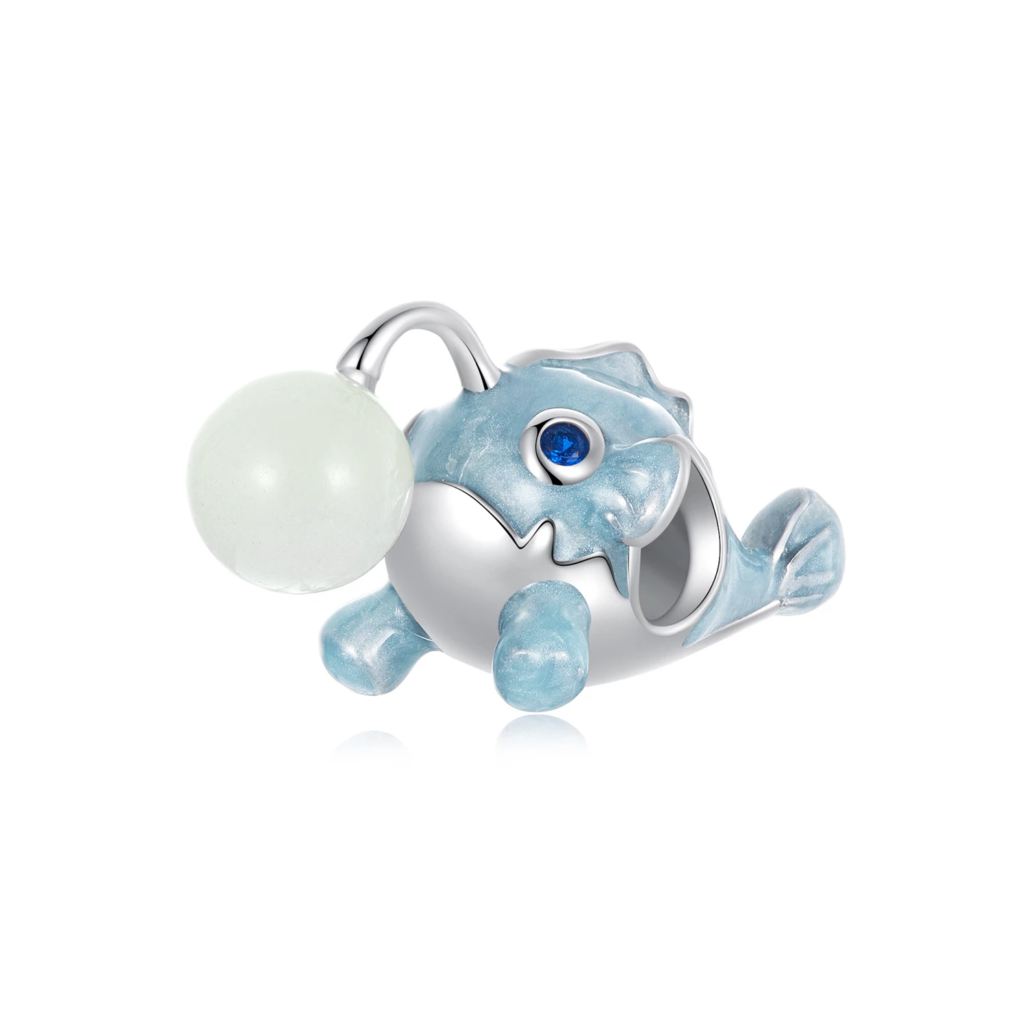 талисман със светещ фенер pandora style fish scc2795