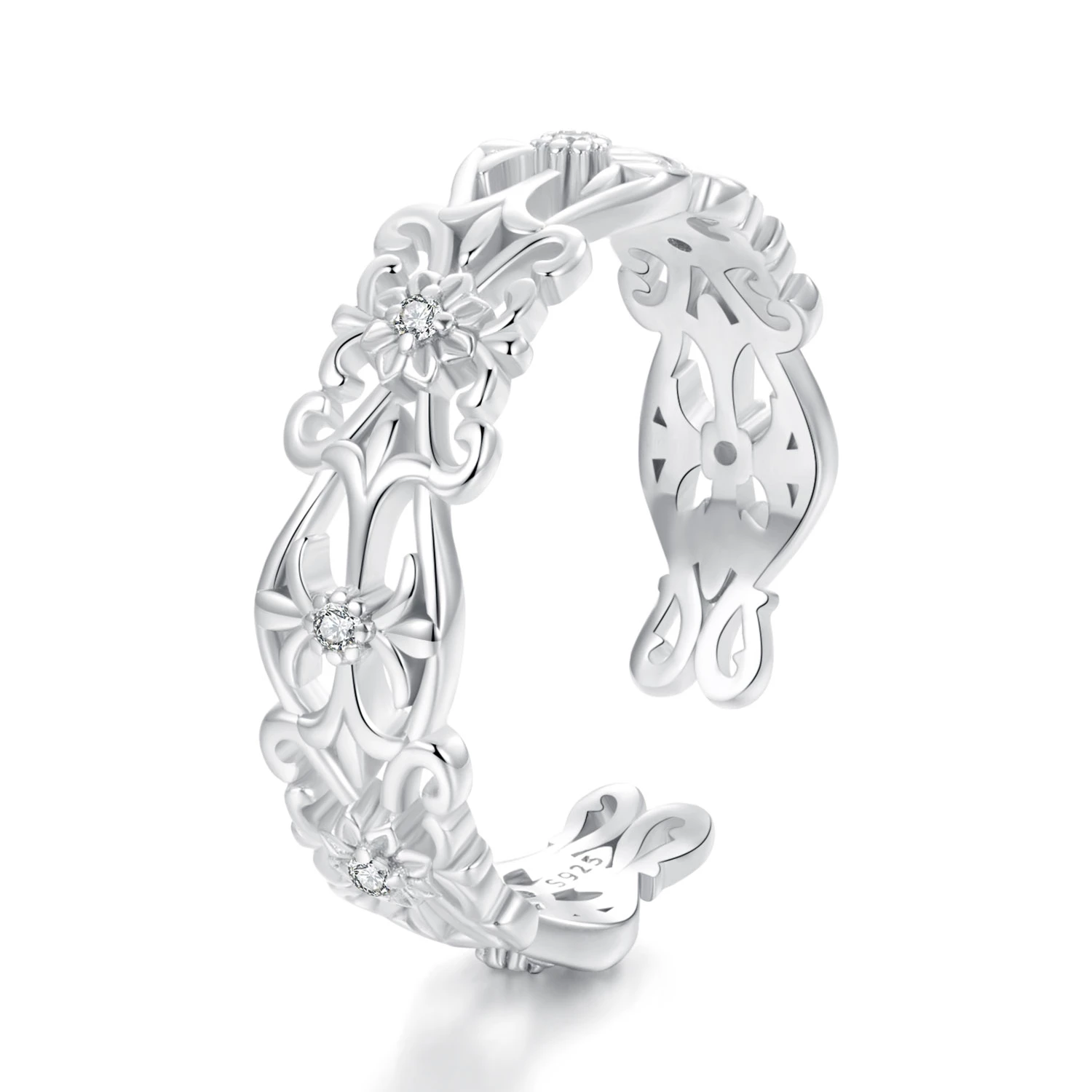pandora style vintage широк пръстен с дворцов модел bsr575 e