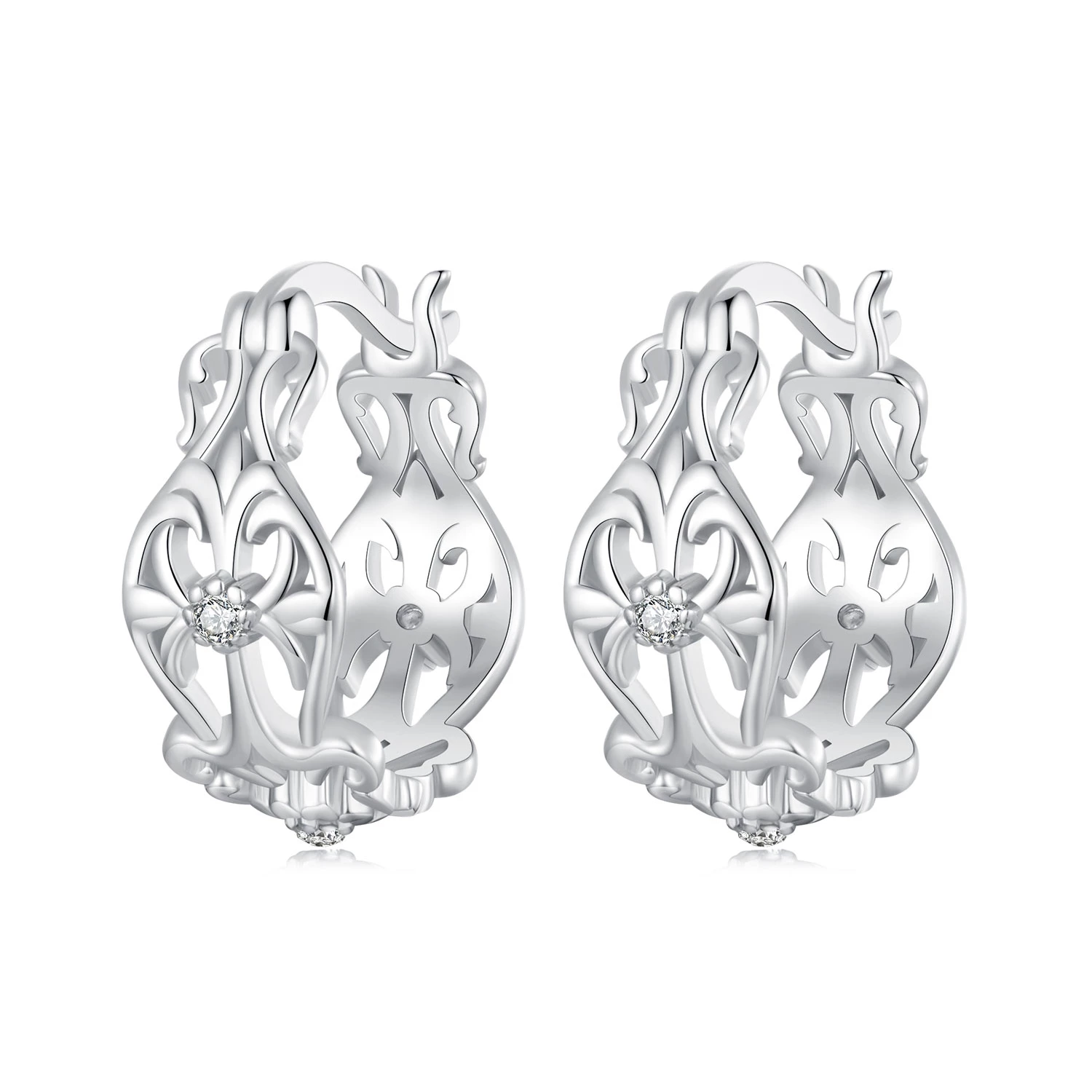 pandora style винтидж обеци с дворцов модел bse1055