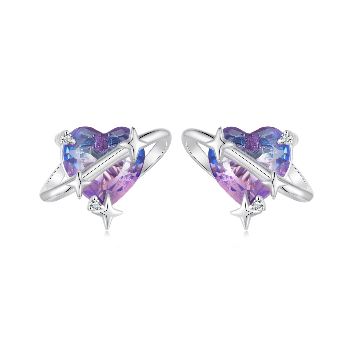 pandora style градиентни обеци звездно небе sce1768