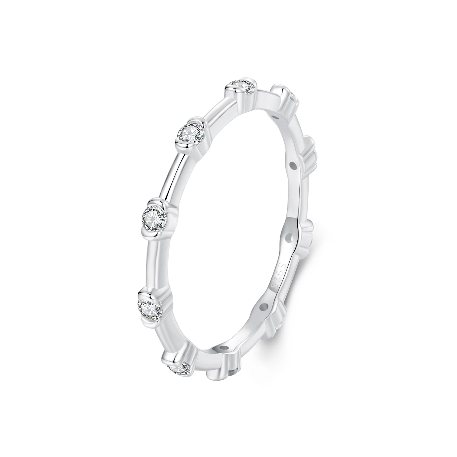 pandora style изискан малък единичен пръстен bsr576