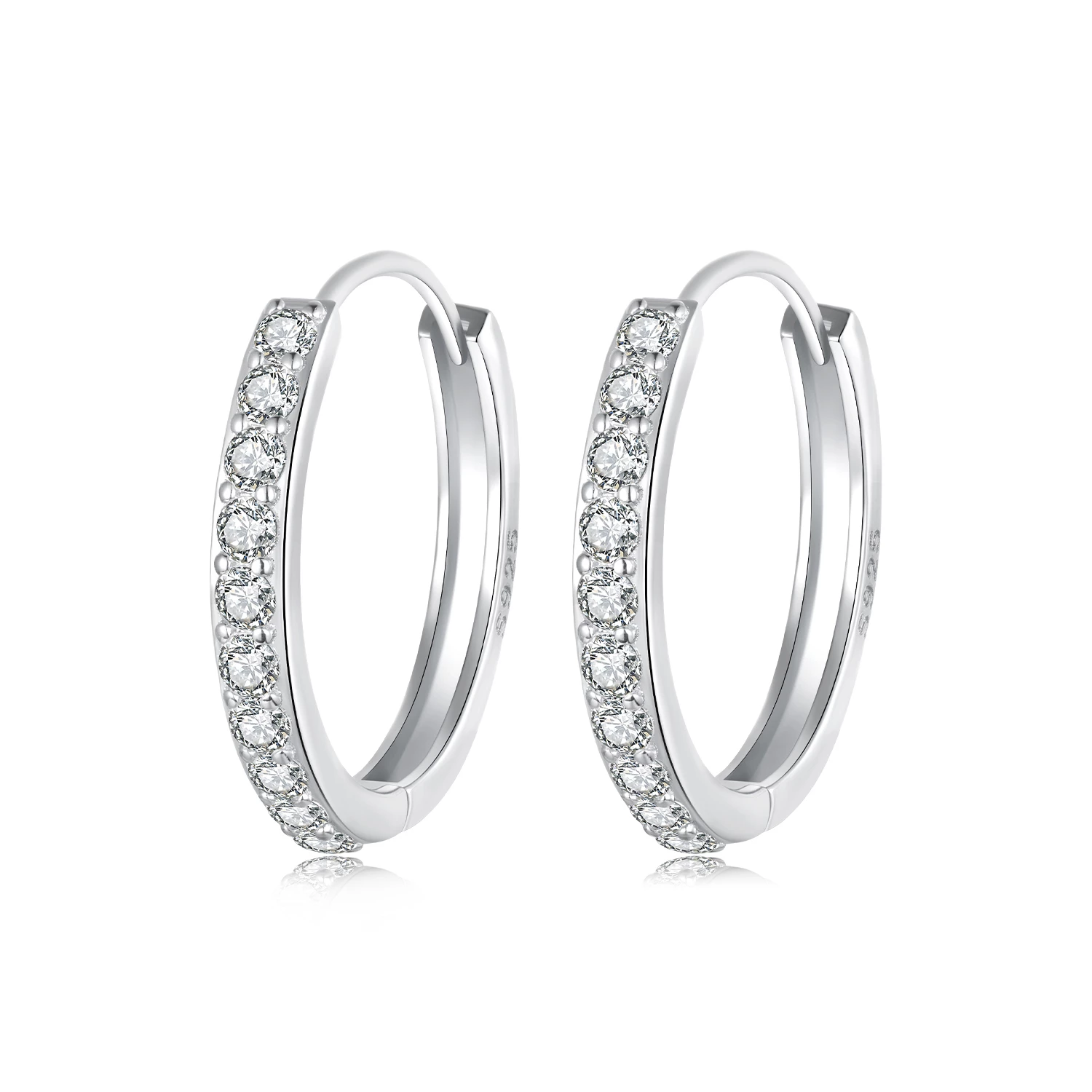 pandora style семпли сребърни обеци bse1060 al