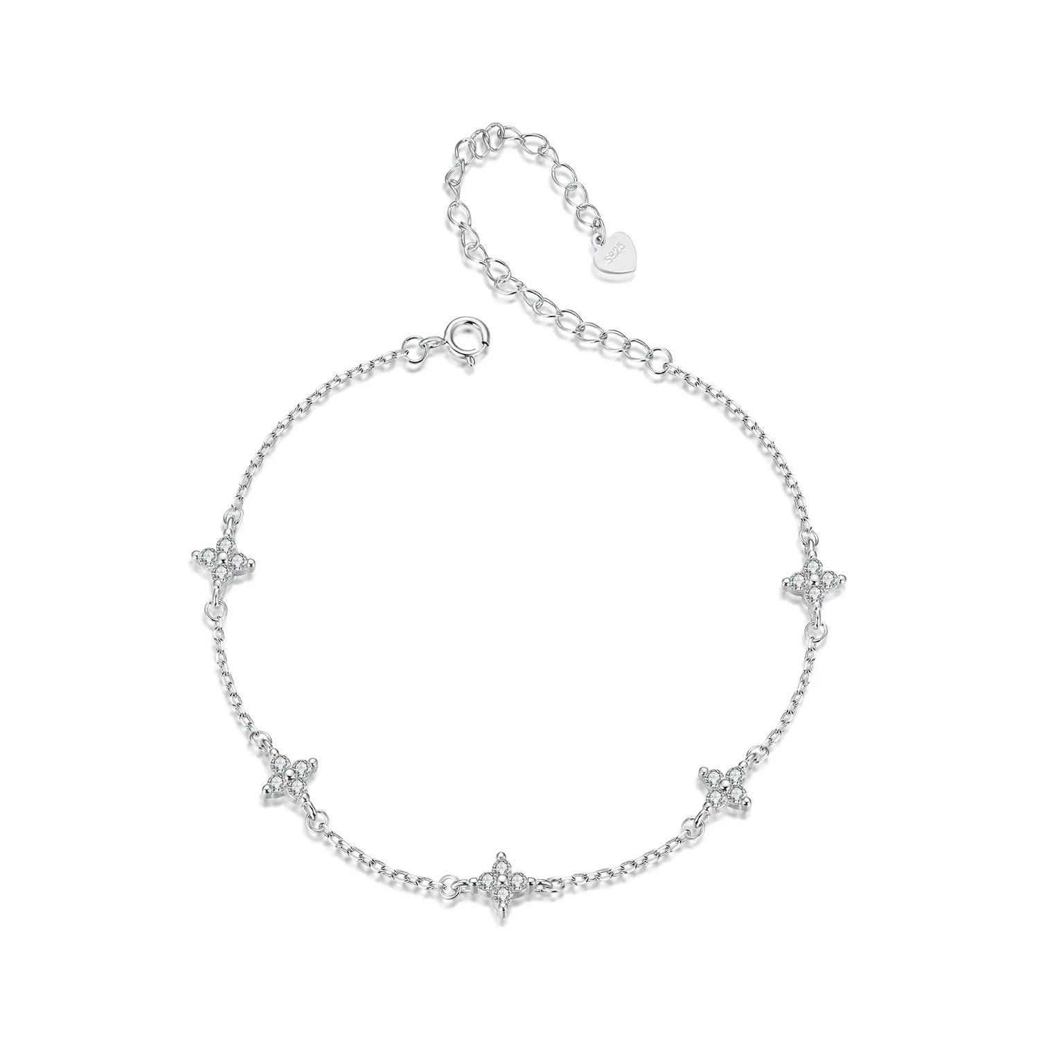 анкета с четирилистна детелина в стил pandora bst008