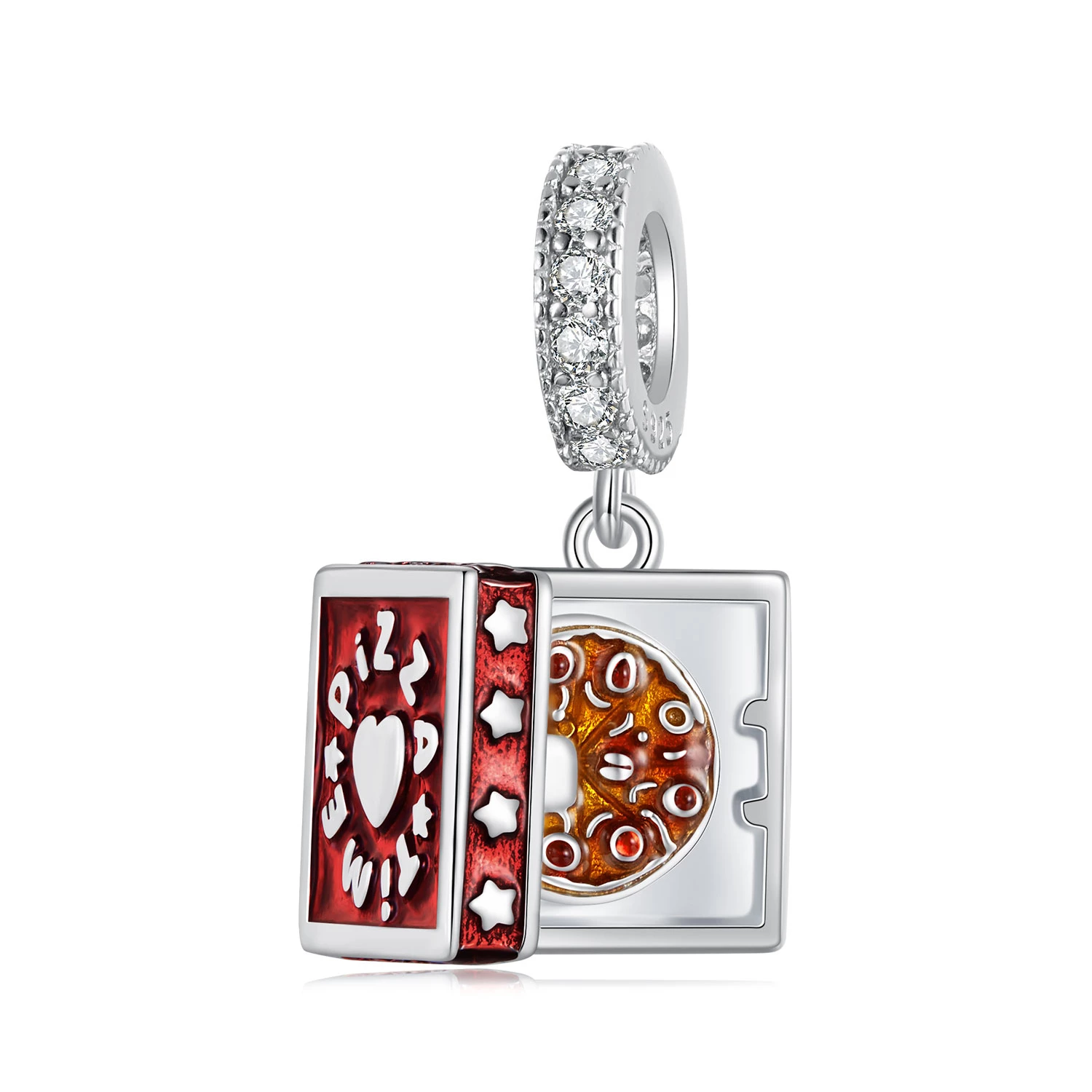 висулка за бавна пица в стил pandora scc2841