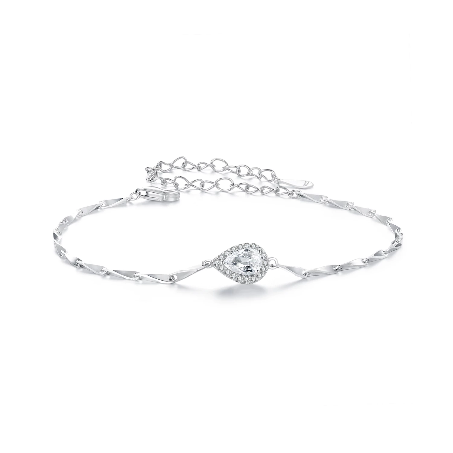 гривна с капки газирана вода в стил pandora bsb185