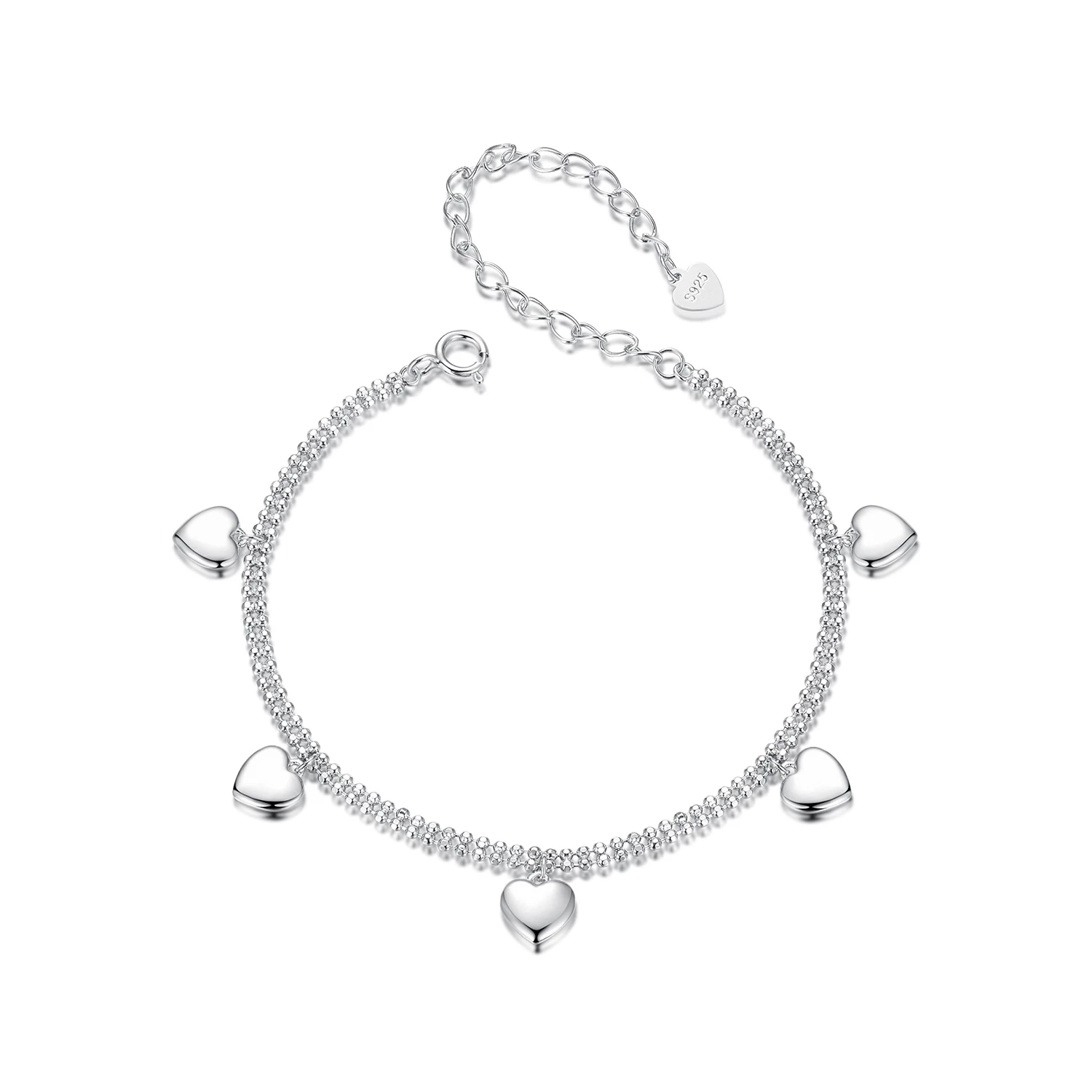 двуслойна гривна от мъниста pandora style love bsb190