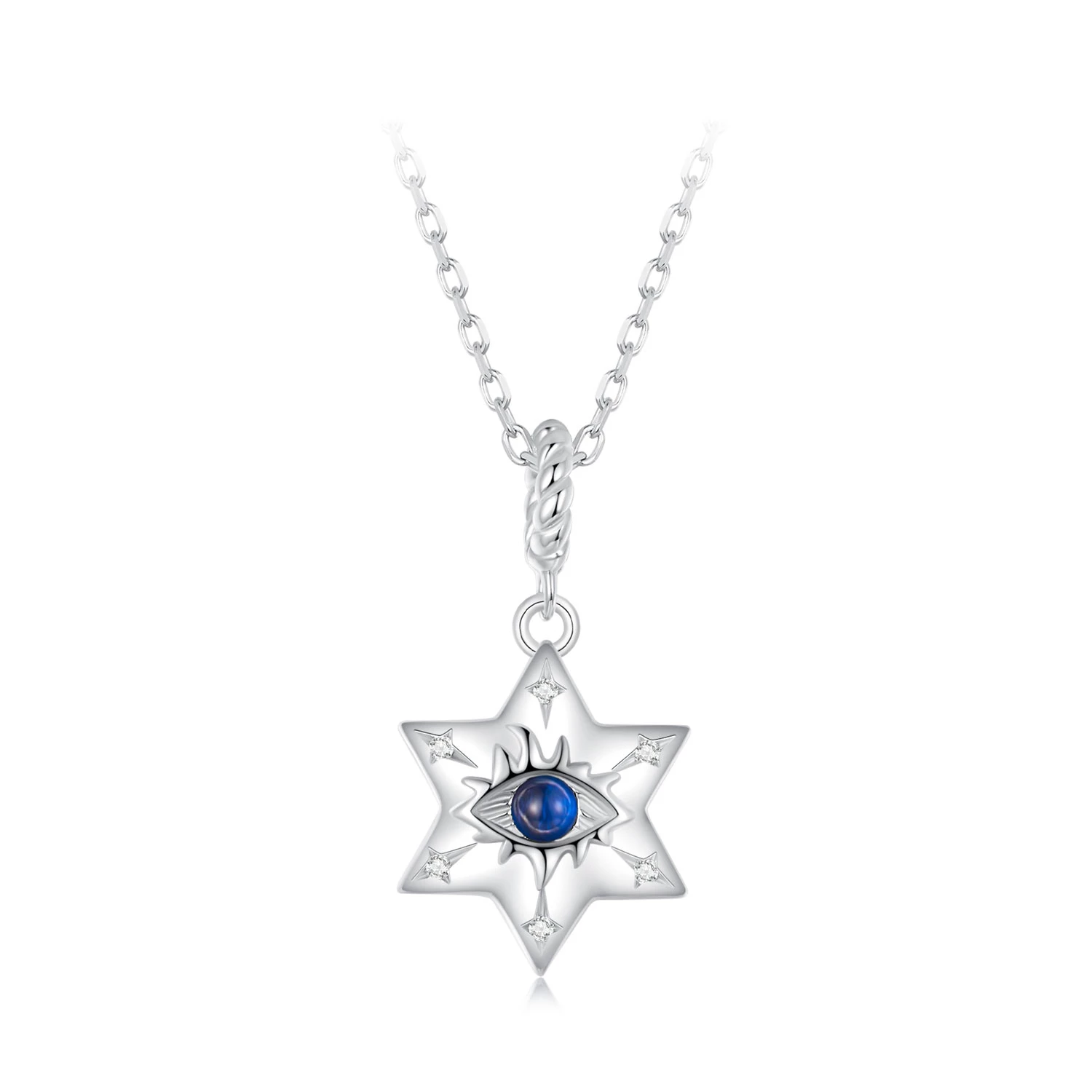 колие с демонско око в стил pandora starburst bsn397