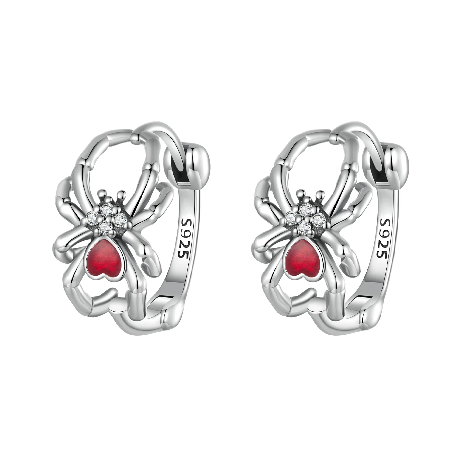 обеци с паяк в стил pandora sce1799