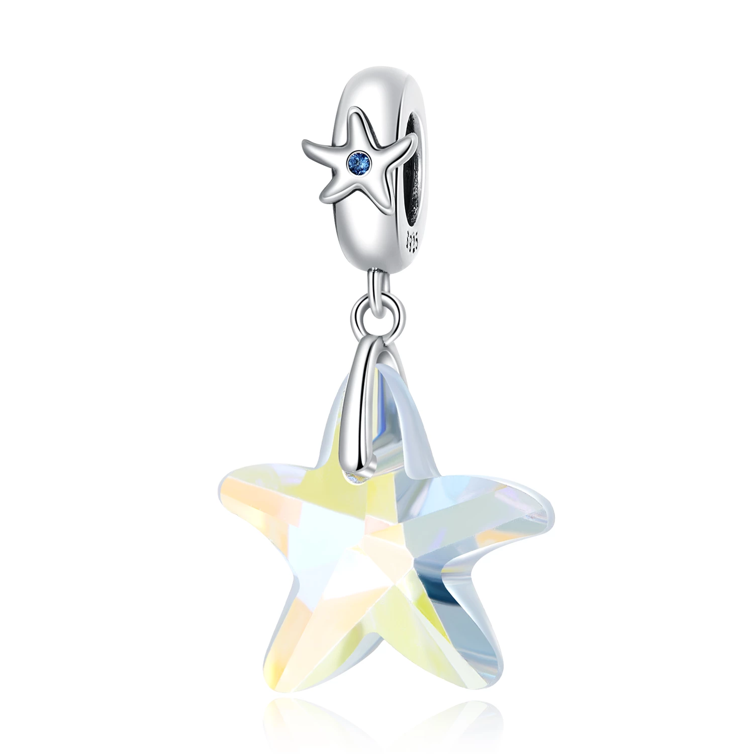 стъклени мъниста морски звезди pandora style bsc599