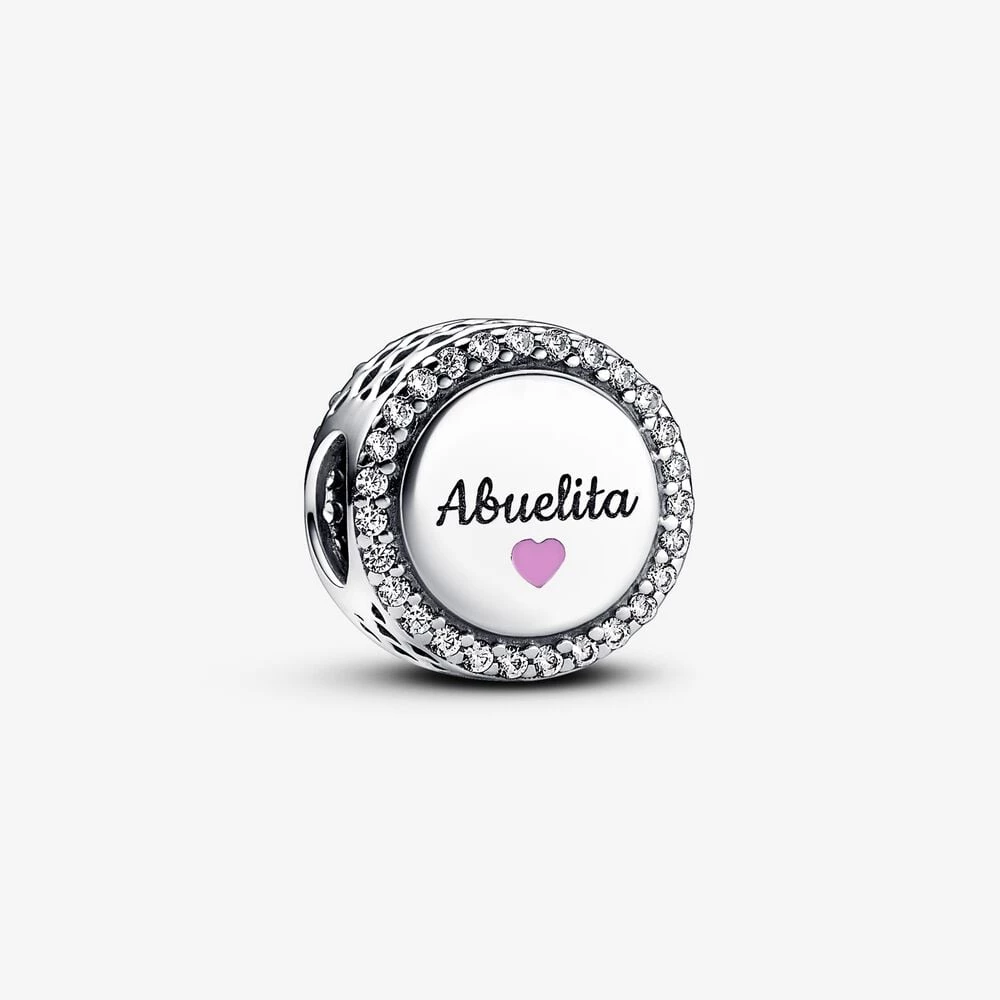 pandora love abuelita gravable charm 792016cz_e054