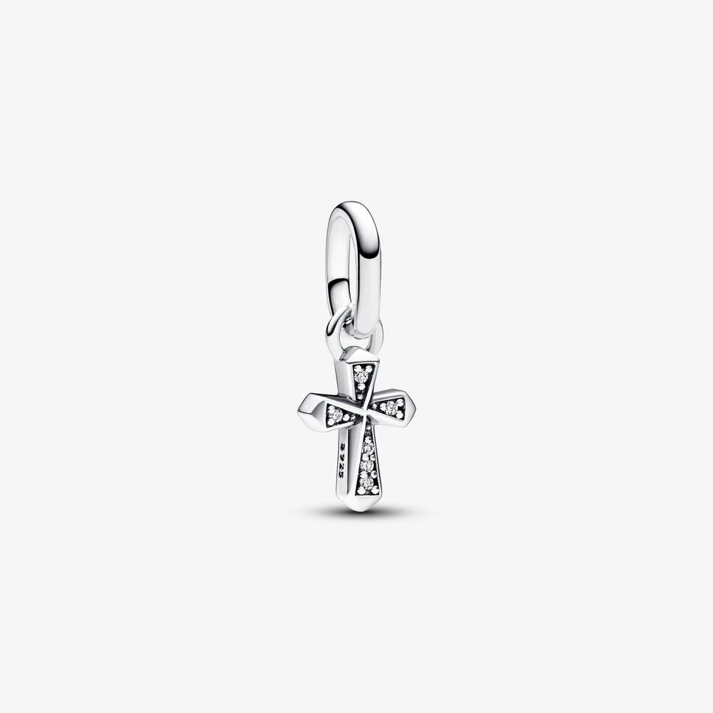 pandora me искрящ кръст мини висящ талисман 793044c01