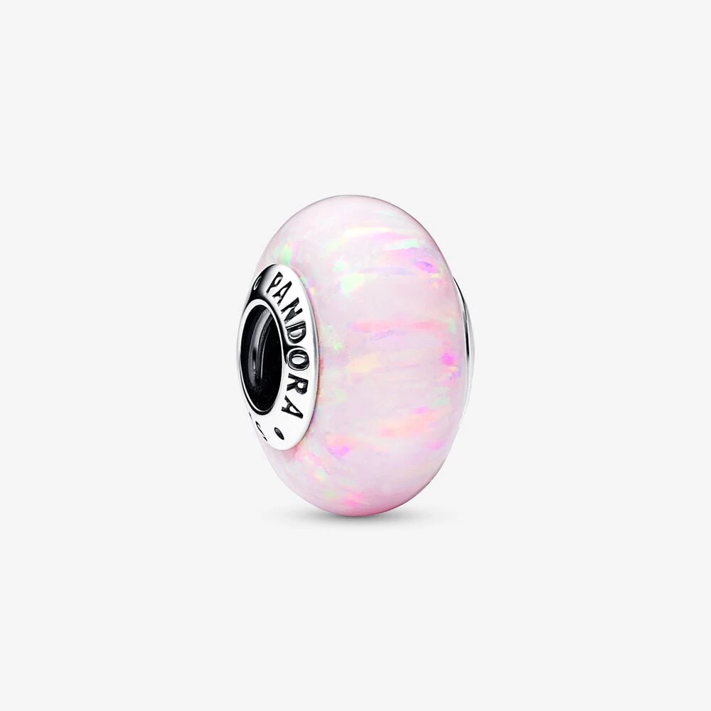 pandora opalescent pink charm 791691c03