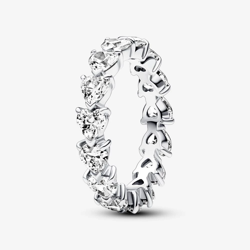 pandora row of hearts eternity ring 193103c01