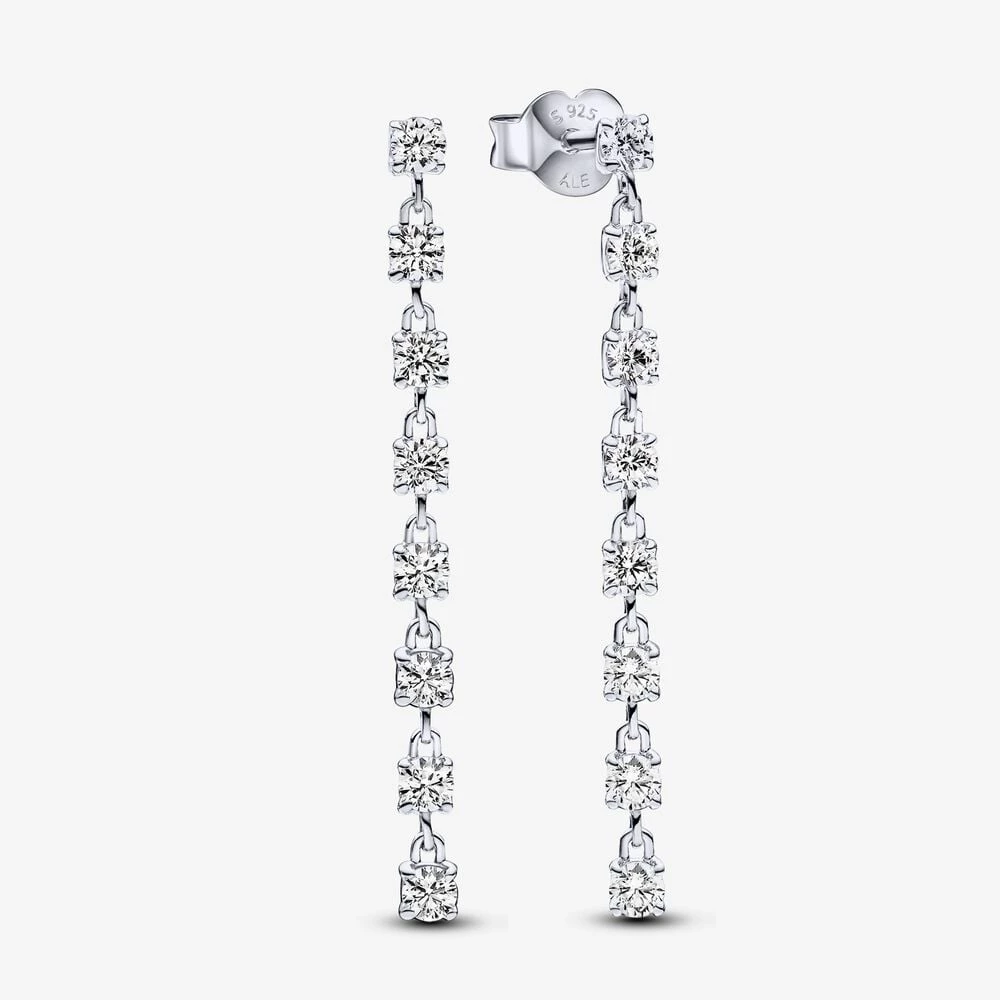 pandora sparkling eight stones drop earrings 293159c01