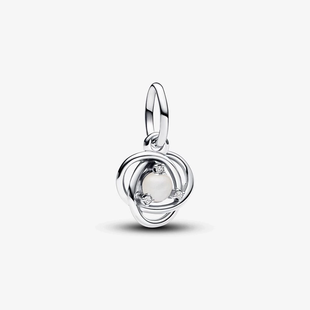 pandora юни сладководна култивирана перла eternity circle dangle charm 793125c06