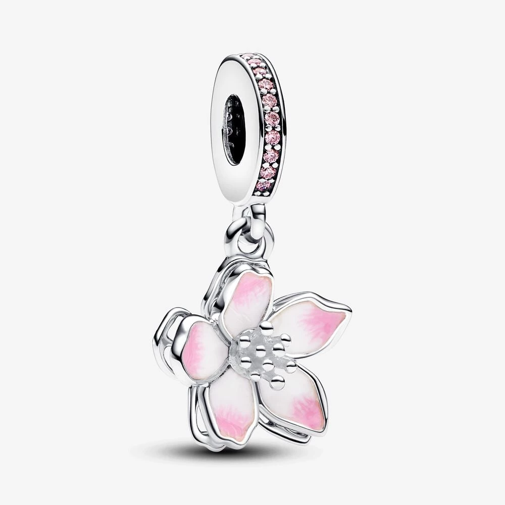 висящ талисман pandora cherry blossom 790667c01