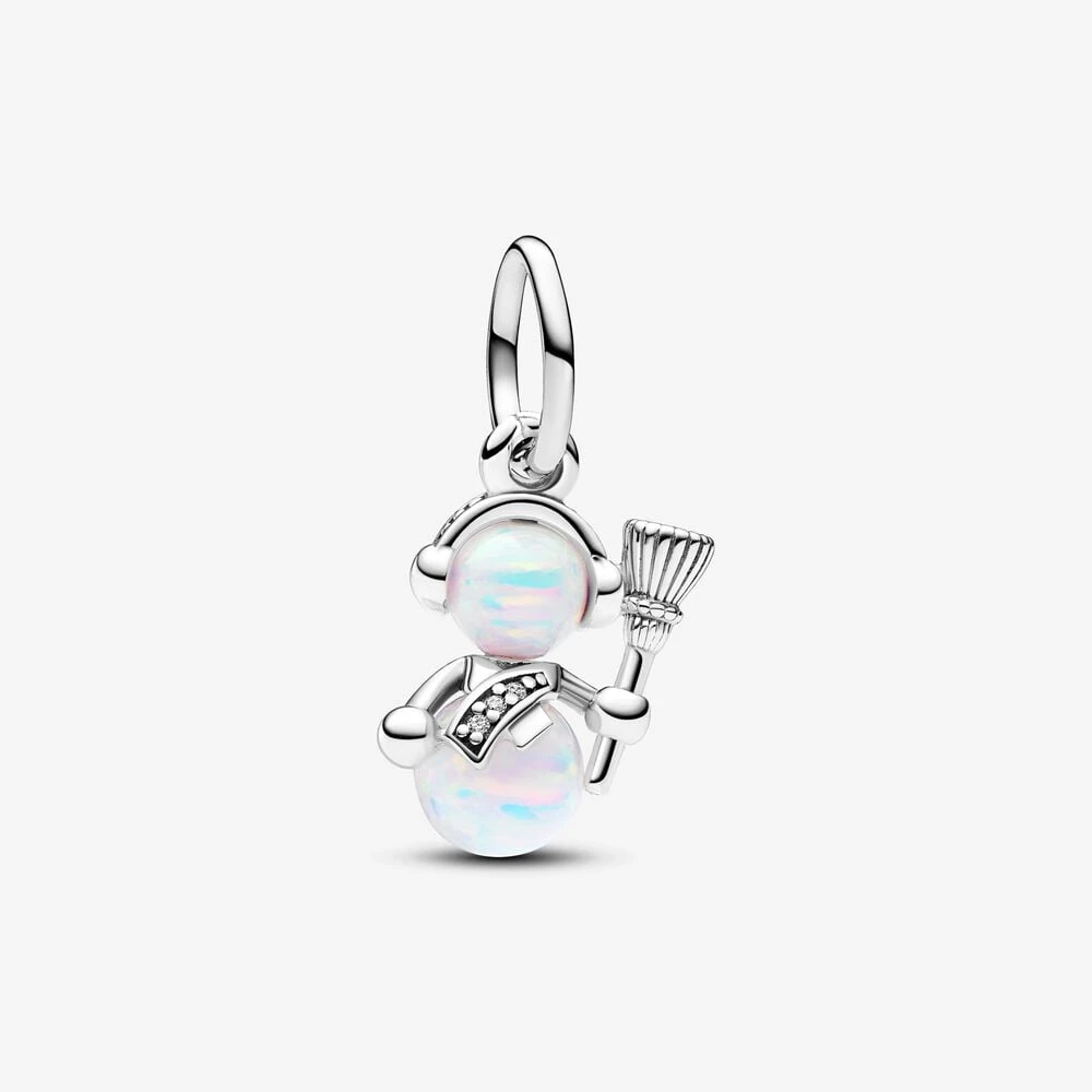 висящ талисман pandora opalescent snowman 792981c01