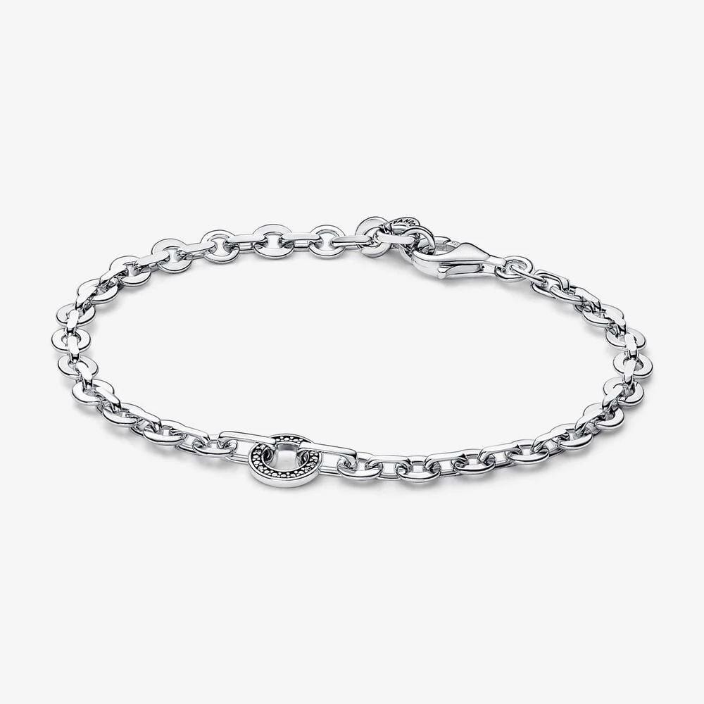 гривна pandora signature pavé bold chain 592777c01