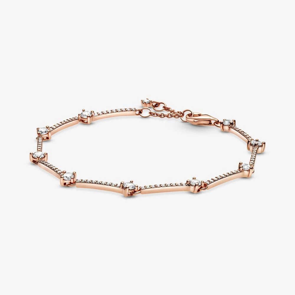 гривна pandora sparkling pavé bars 589217c01