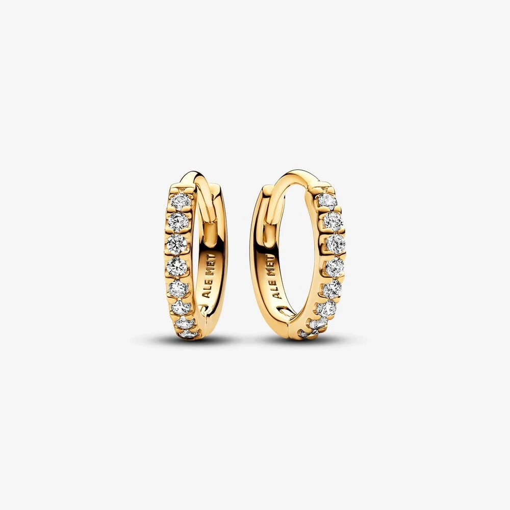 искрящи обеци pandora huggie hoop 263015c01
