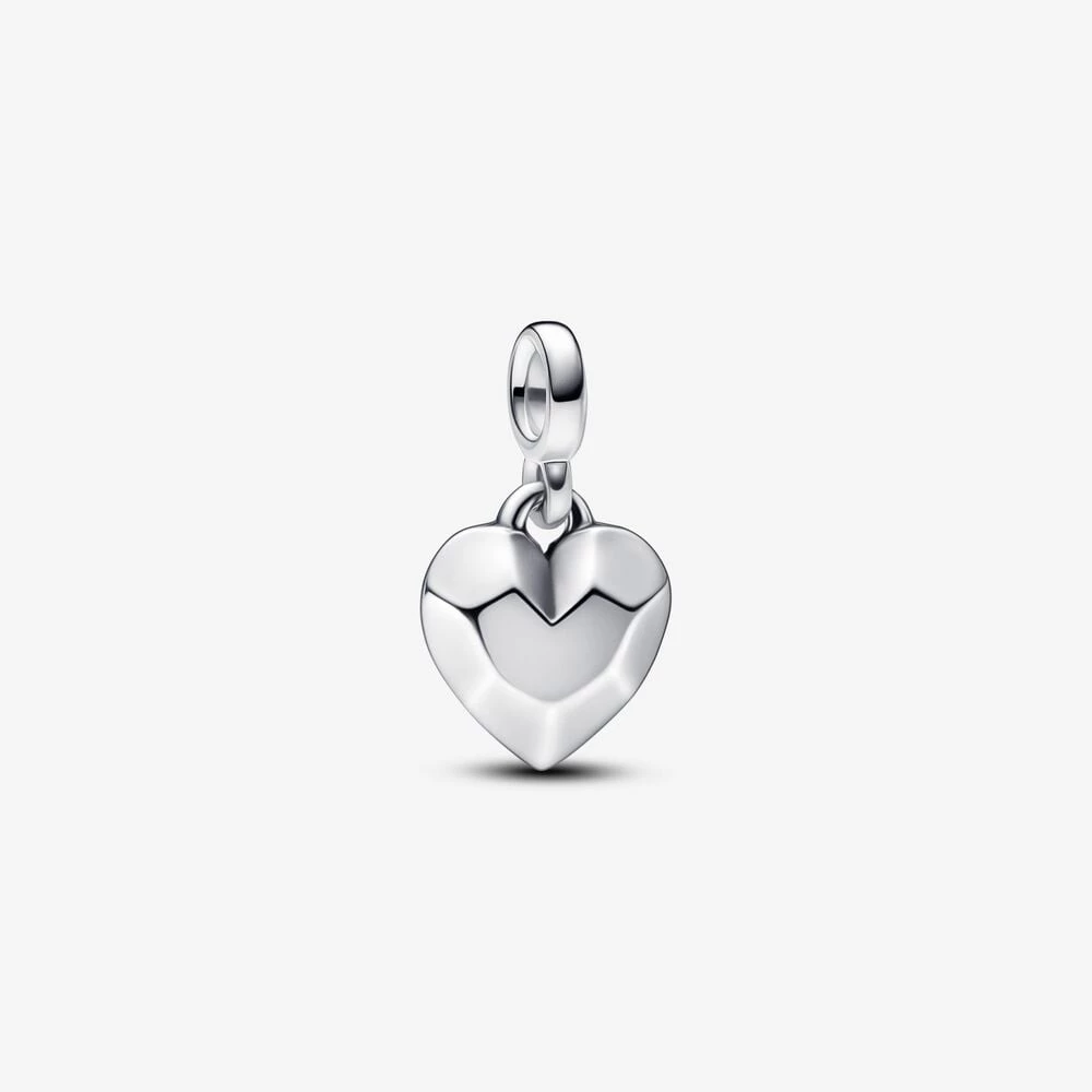 мини талисман с фасетирано сърце pandora me 792305c00