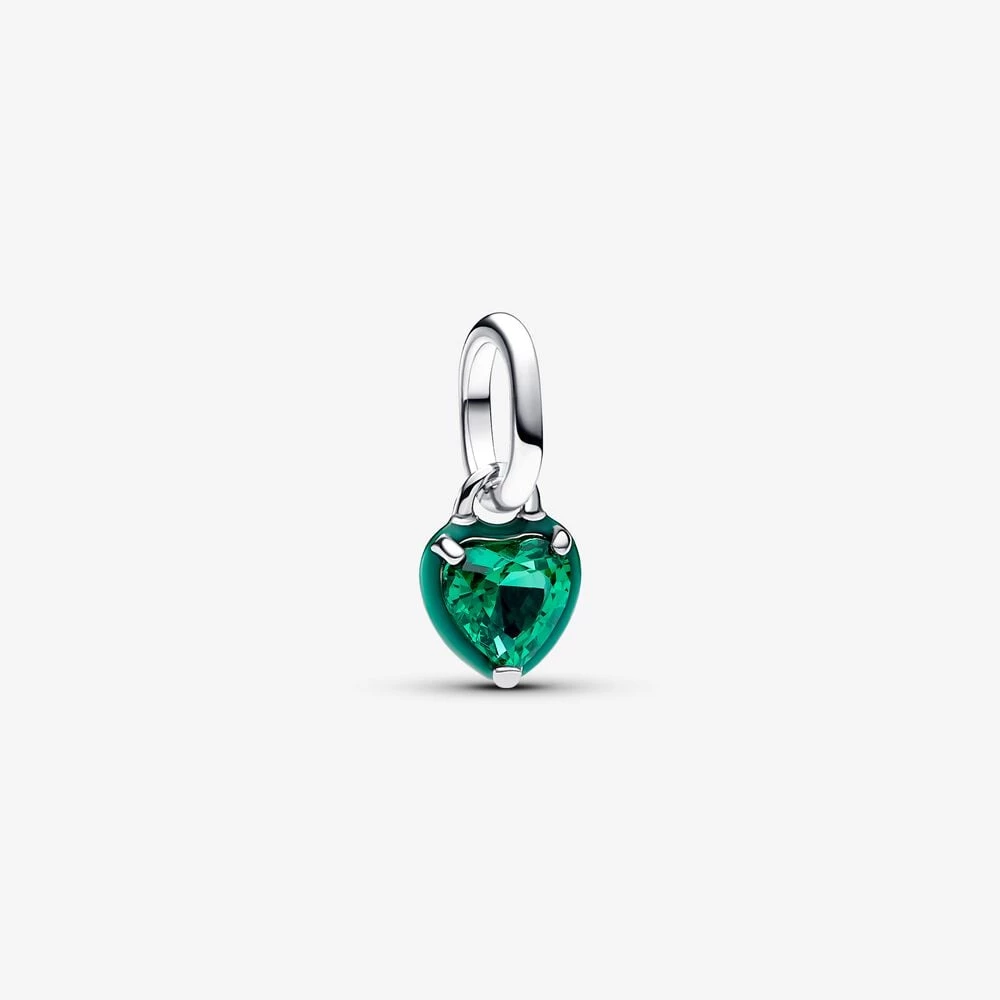 мини талисман със сърце със зелена чакра pandora me 793042c03