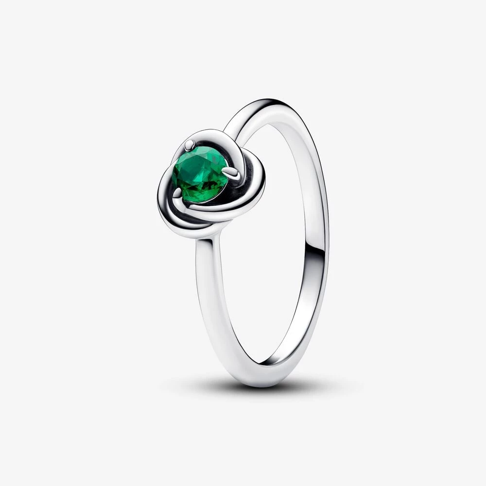пръстен pandora may royal green eternity circle 192993c05
