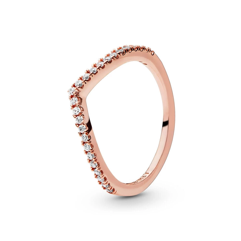 пръстен pandora sparkle wishbone 186316cz