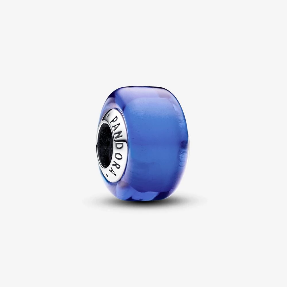 талисман pandora blue mini murano glass 793105c00
