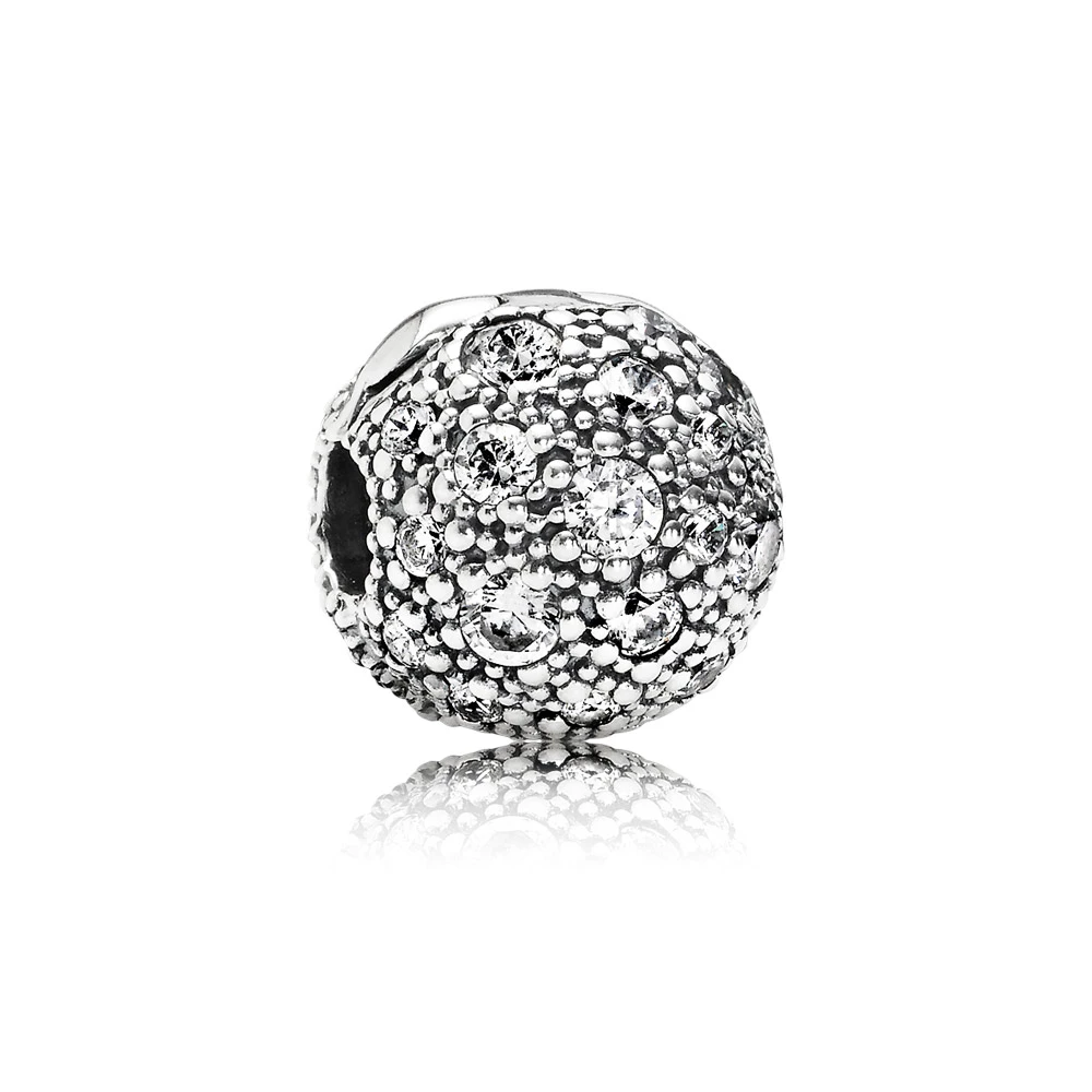 сребърна клип пандора космически звезди 791286cz