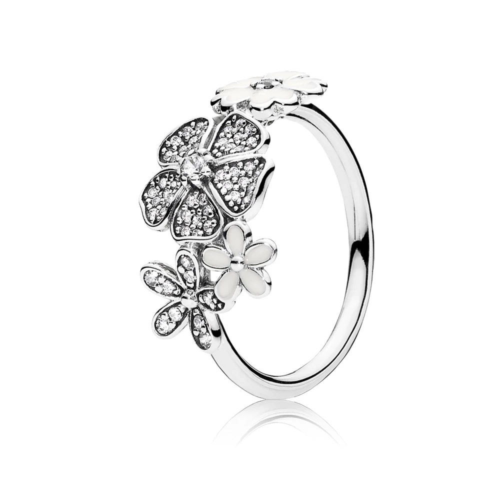 цветна градина 190984cz пръстени pandora